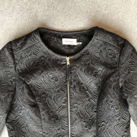 Rhyme LA black zipper jacket - Picture 4 of 7